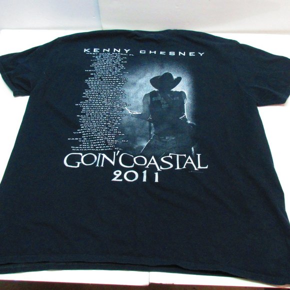 Kenny Chesney Goin' Coastal 2011 Concert Double Sided Tour T-Shirt Size 2XL - Picture 3 of 3